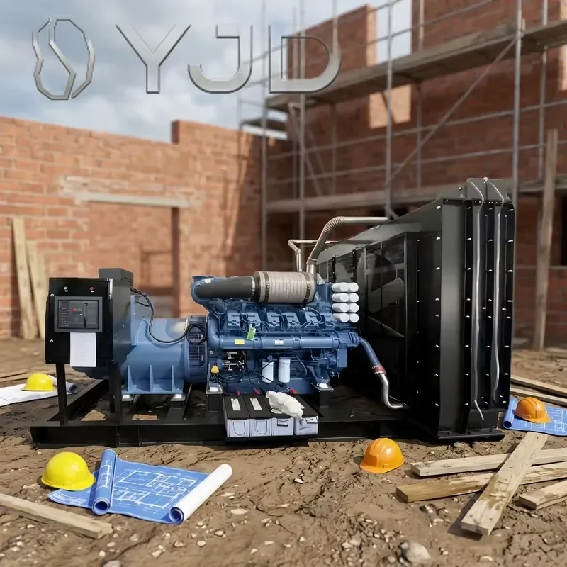 YJD Yuchai 500kW Water-Cooled Diesel Generator Set 24V Electric Start ATS 1800 RPM Silent Type Open Frame Remote Control