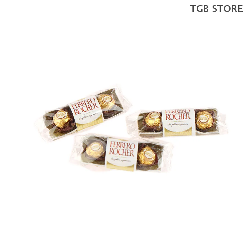 1Pcs 인형 집 시뮬레이션 미니 초콜릿 인형 집 음식 장식 장난감 인형 집 액세서리 척 놀이 장난감