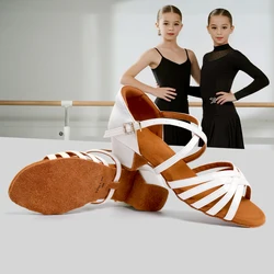 Girls Latin Shoes Low Heels Dance Shoe Dancing For Women Ladies Tango Rumba Salsa Ballroom Latin Dance Shoes For Girls