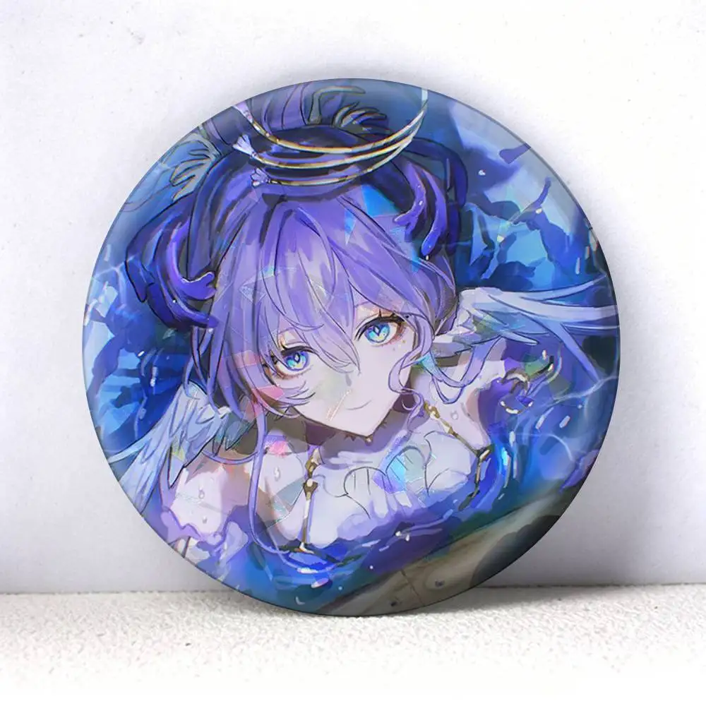 HSR Robin Honkai Star Rail 75mm 58mm 44mm 25mm Brooch Backpack Hat Pins Accessories Toys