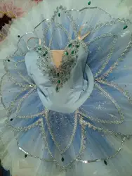 New Flower Fairy Ballet Dress For Girls Adult Swan Lake Ballet Wear Blue Dance Dresses Costumes Clothe Kid Costume Dancing Skirt