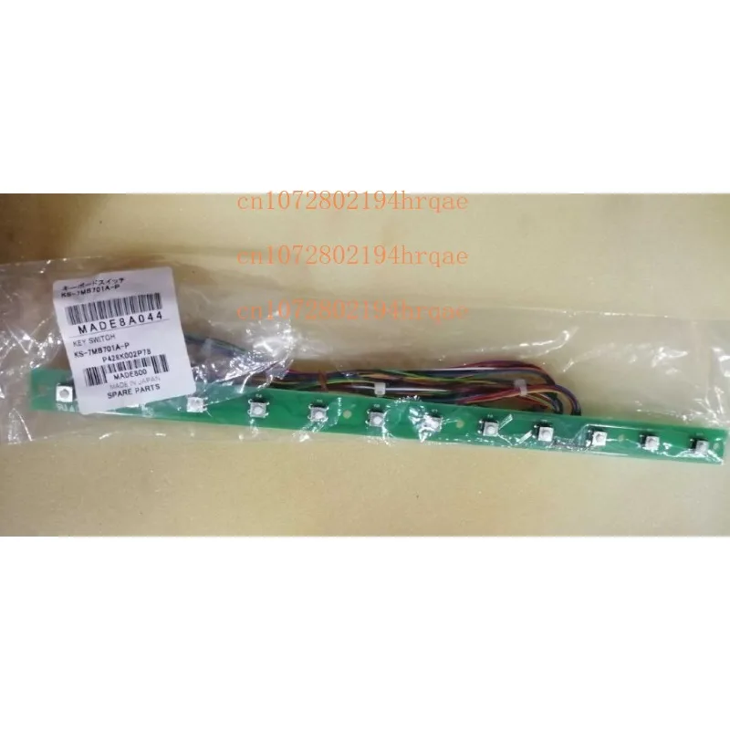 Brand new, original Mazak machine tool 12-key keypad strip (KS-7MB701A-P)