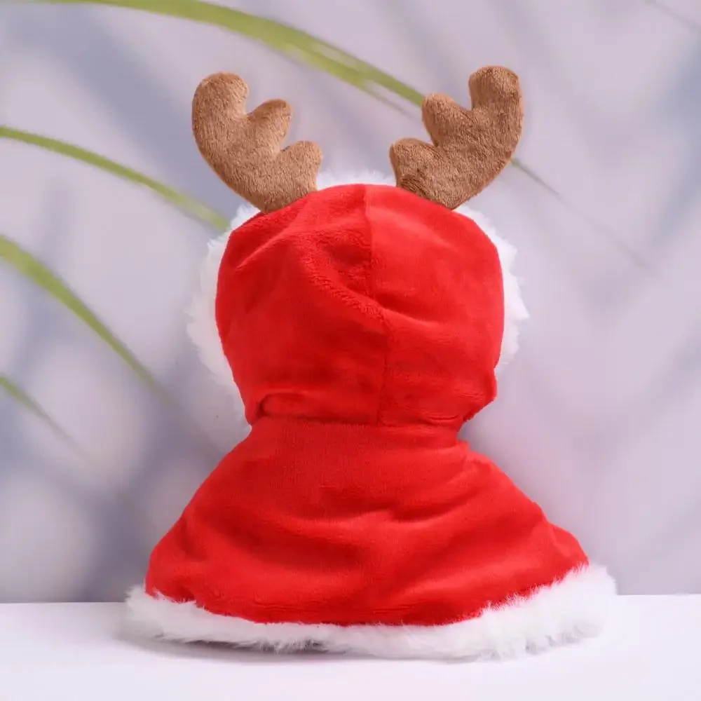 Para 17cm lulu porco roupas natal elk chifre capa mudar roupas de bebê para pelúcia porco substituição para bonecas roupas