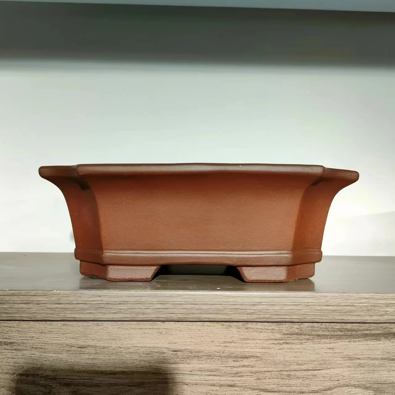 

High quality Yixing clay rectangle bonsai pot