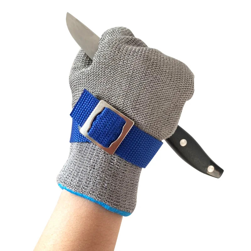 

Stainless Steel Grade 5 Anti-cut Wear-resistant Slaughter Gardening Hand Protection Labor Insurance Steel Wire Gloves 1pcs