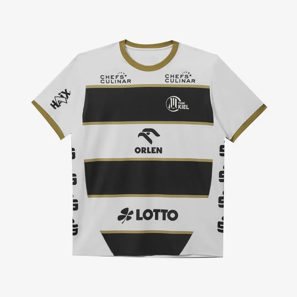 2024-25 رجل THW كيل كرة اليد قميص الشباب الاطفال ملابس رياضية المتضخم التدريب كرة اليد موحدة تنفس للجنسين جيرسي المحملة