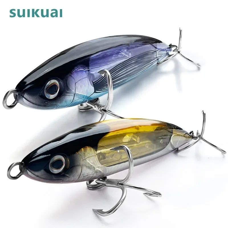 15cm 69g submerged water big pencil bait, deep sea boat fishing, wave bait, golden spear bait, fishing