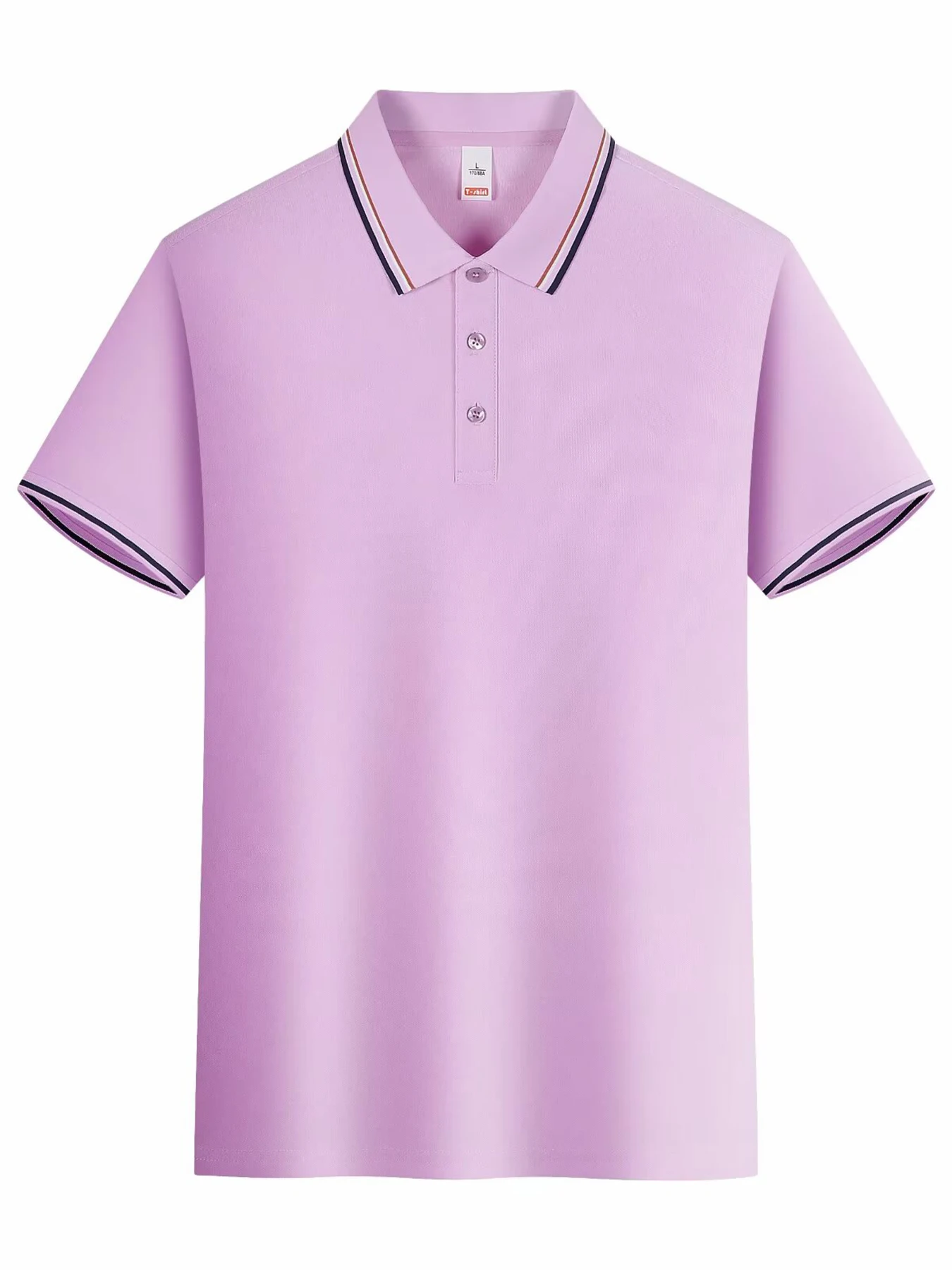 Stripe Solid Color Polo Shirts Sport All-Match Women Short Sleeve Collar Y2K Street T-Shirts  Summer Comfortable Woman Tops