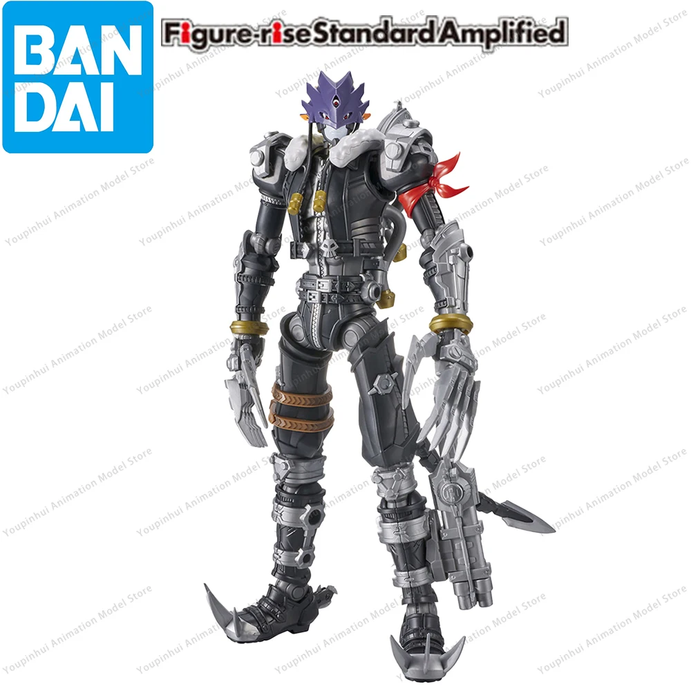 Stocked Bandai Original Digimon Tamers Figure-rise Standard Amplified Beelzemon Mode Action Figures Assembly Model Toys