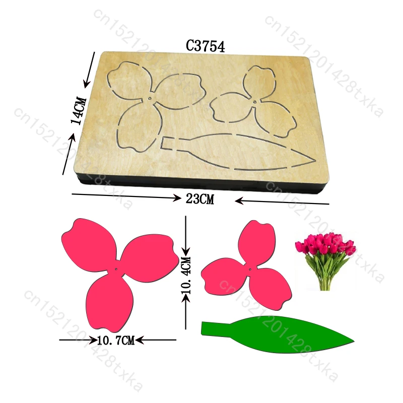 

Пресс-формы C3754 для скрапбукинга, деревянные формы с цветами розы
