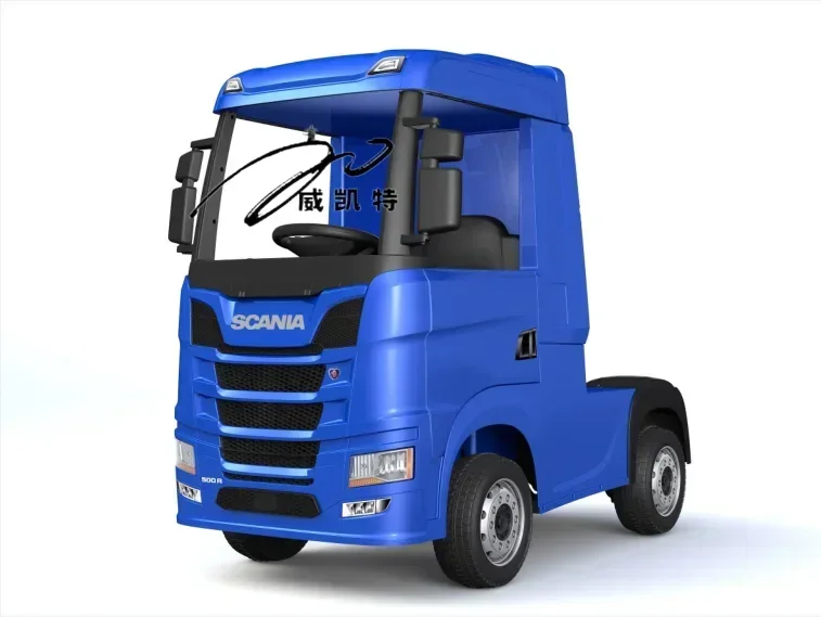 WDHL-698 new license plate Scania truck children's electric vehicle price high quality new model riding toy