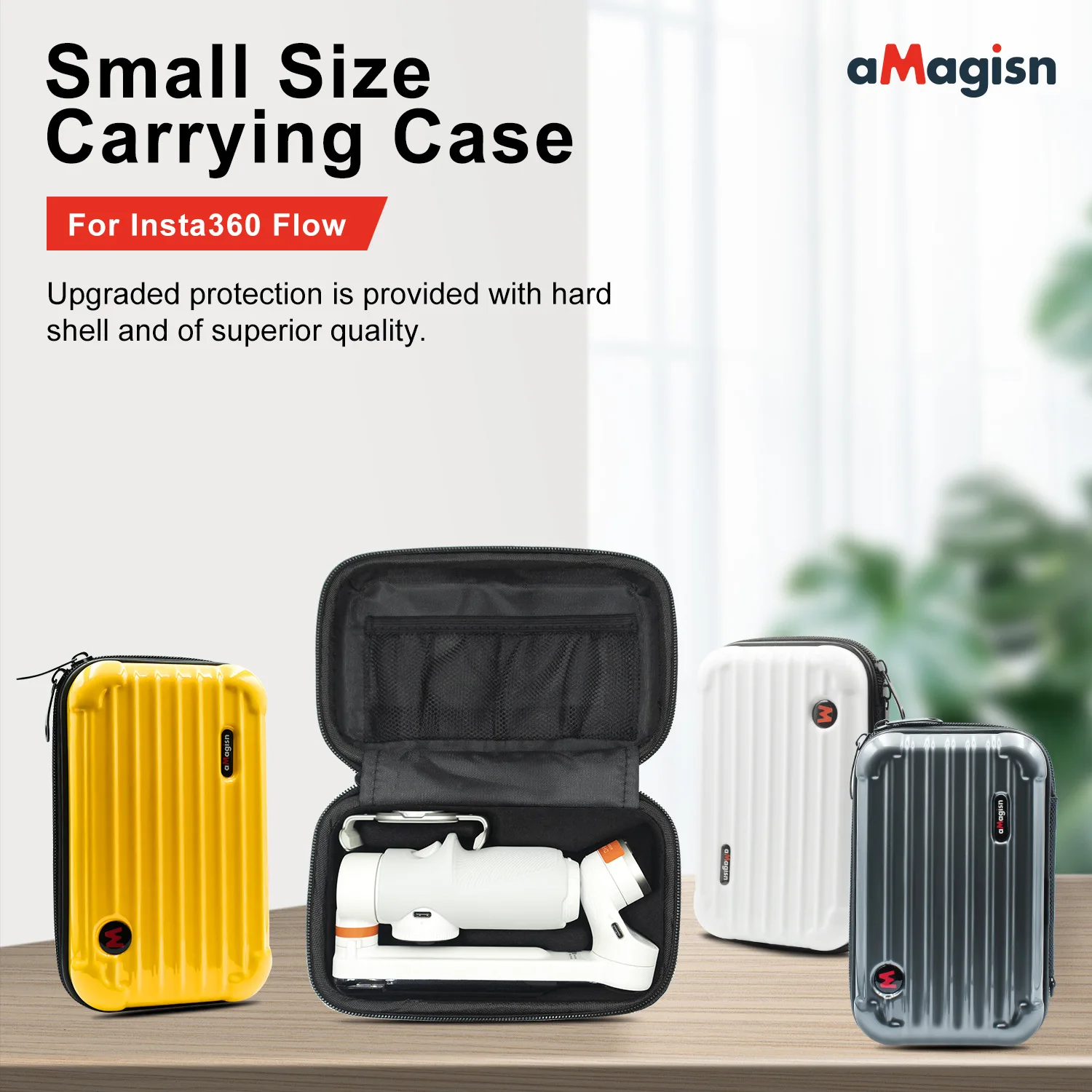 aMagisn For Insta 360 Flow Portable Small Size Storage bag box Hard shell carrying case sports camera Protective Accessories