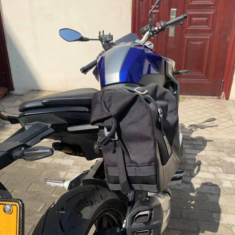 【Premium】For motorcycle modification, BMW F900R side bag, F900XR waterproof side bag, quick-release side bag, canvas removal view 5