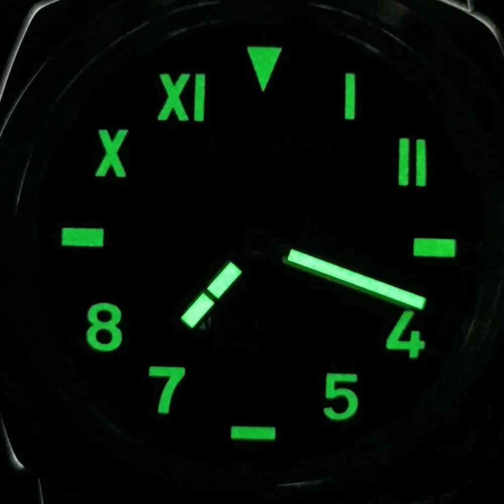 46mm ST3600 watch case is suitable for the ST3600 movement mounting 316L stainless steel, 100m life waterproof