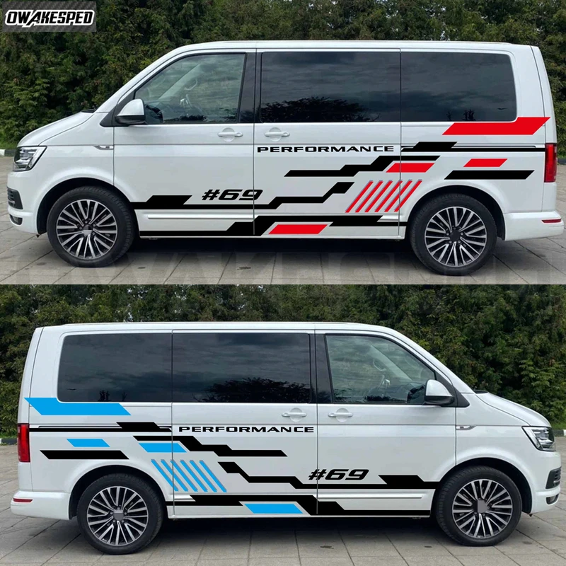 For Volkswagen Multivan T5 T6 Car Stickers Customized Exterior Design Sporty Fashionable Decals Vinyl Film Tuning Accessories