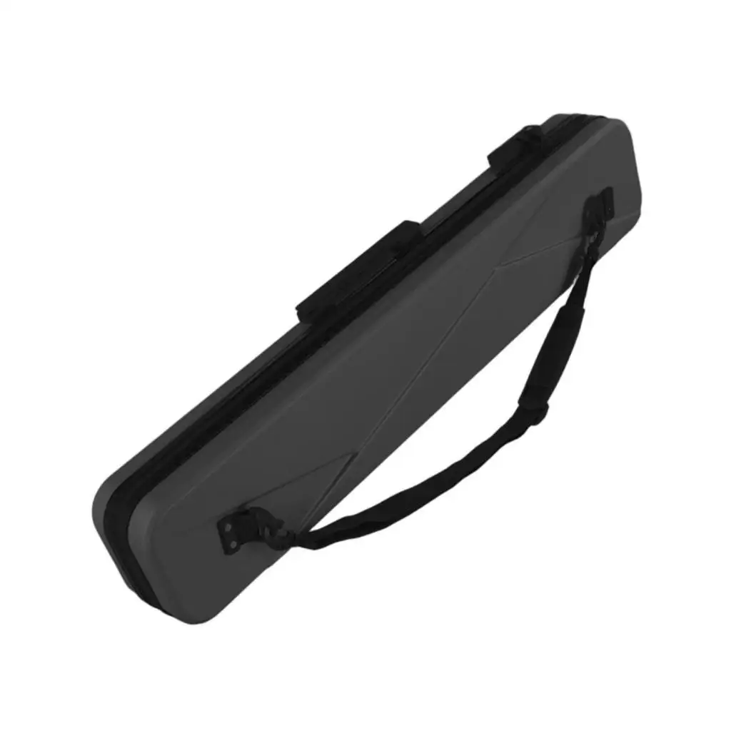 Durable Snooker Cue Stick Carrying Case with Lockable Zipper ABS Body for Billiard Repair Tool Storage and Travel