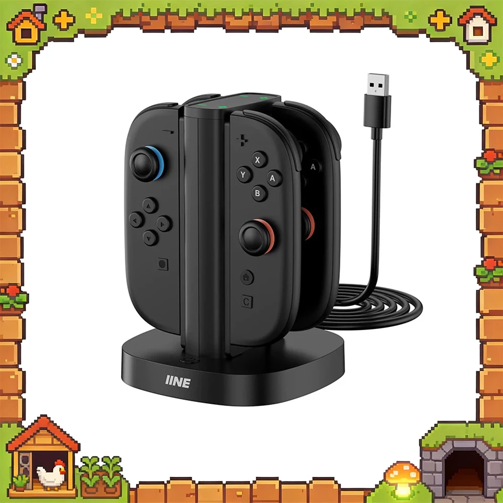 

IINE L1103 Handle Charging Base Charging Charge 4 Split Handles At The Same Time Charging Dock Magnetic Attraction