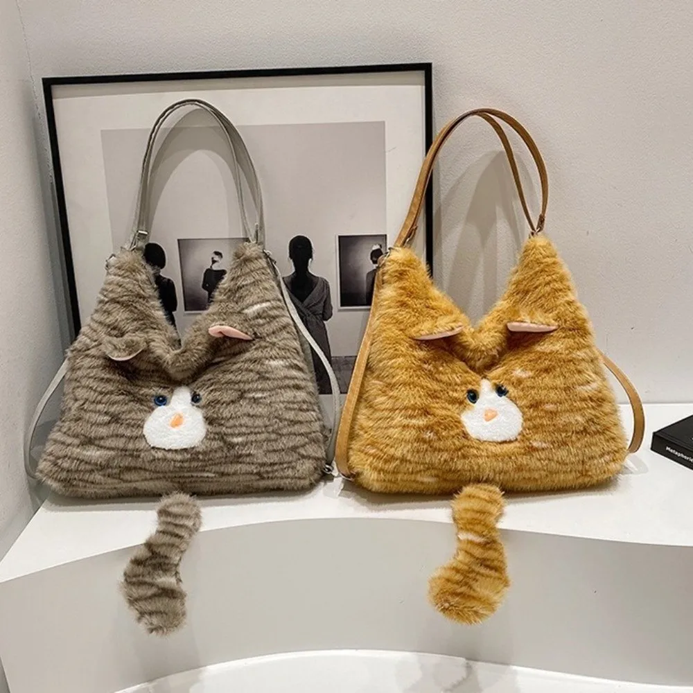 

Повседневный рюкзак с изображением животных и кошек на молнии, большая вместительная пушистая школьная сумка, сумка через плечо, рюкзак с героями мультфильмов, JK, униформа, аксессуары