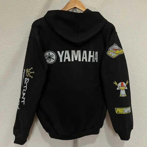 Imagen 1 del producto Sudadera con Capucha Casual de Moda Primavera/Verano 2026 Yamaha para Hombres y Mujeres, Camiseta Deportiva de Manga Larga para Entusiastas de las Motocicletas de Carreras