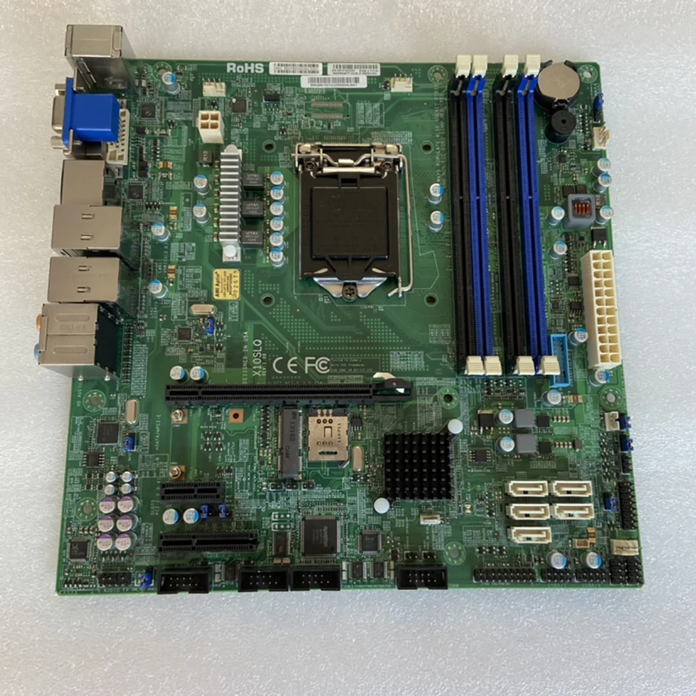 Server Motherboard DDR3 non-ECC LGA1150 X10SLQ perfect work