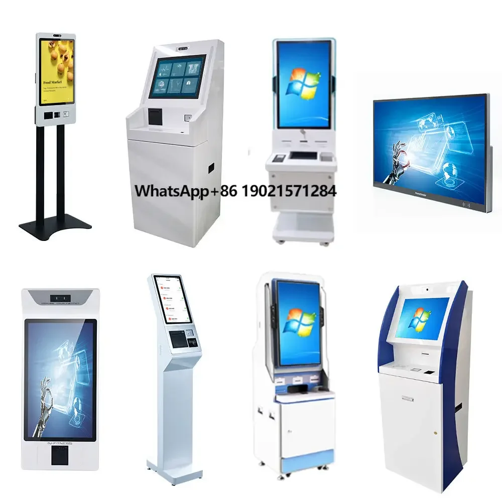 

Customized High Quality 32 Inch Bill Self Checkin Touch Screen Ordering Restaurant Payment Kiosk