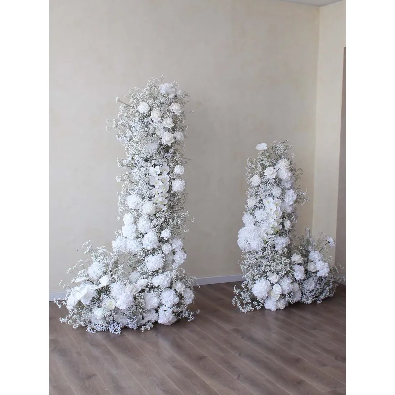 Artificial flower Gypsy Arch Floral Arrangement False Flower Studio Wedding Arrangement Wedding Background Ornament Photo Decora