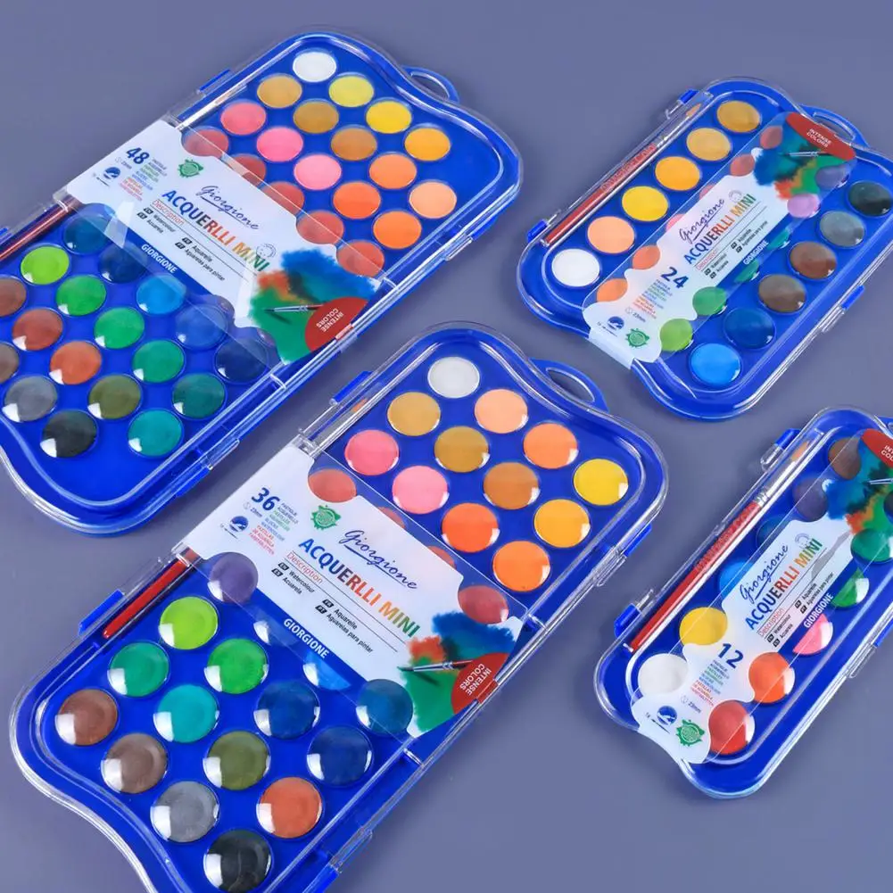 Однотонная строчка, 36 цветов, яркая строчка, 12/24/36/48, яркие цвета для начинающих