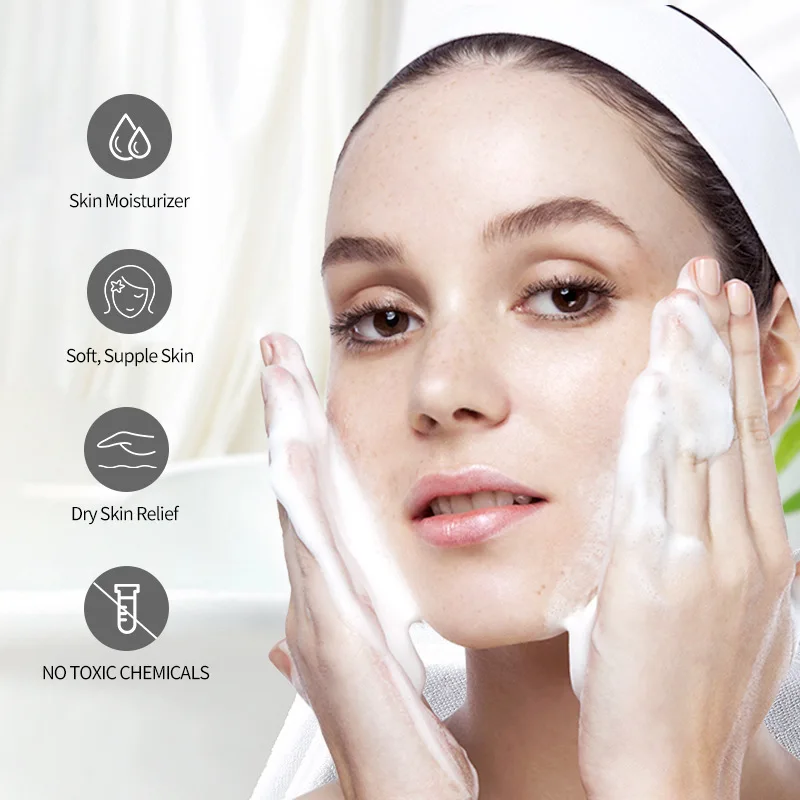 صابون الوجه بالزيت الطويل والنباتي - ينظف ويرطب بلطف للبشرة الناعمة والمتوازنة #3