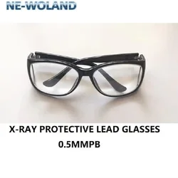Genuine X-ray protective lead spectacles,0.5mmpb Lead equivalent,front and side protection for workplace,clinic, hospitals