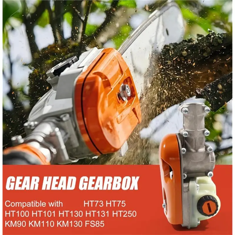 PHFU-Gear Head Gearbox For HT75 For HT131 KM90 FS85 Model For Pole Saws- Replacement Part Numbers 4182 200 0070 4138 205 0008