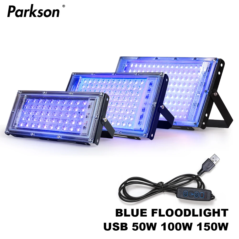 LED UV USB FloodLight 50W 100W 150W Disco Party LED USB Stage Blacklight AC 220V Ultrafioletowa fluorescencyjna lampa sceniczna Floodlight