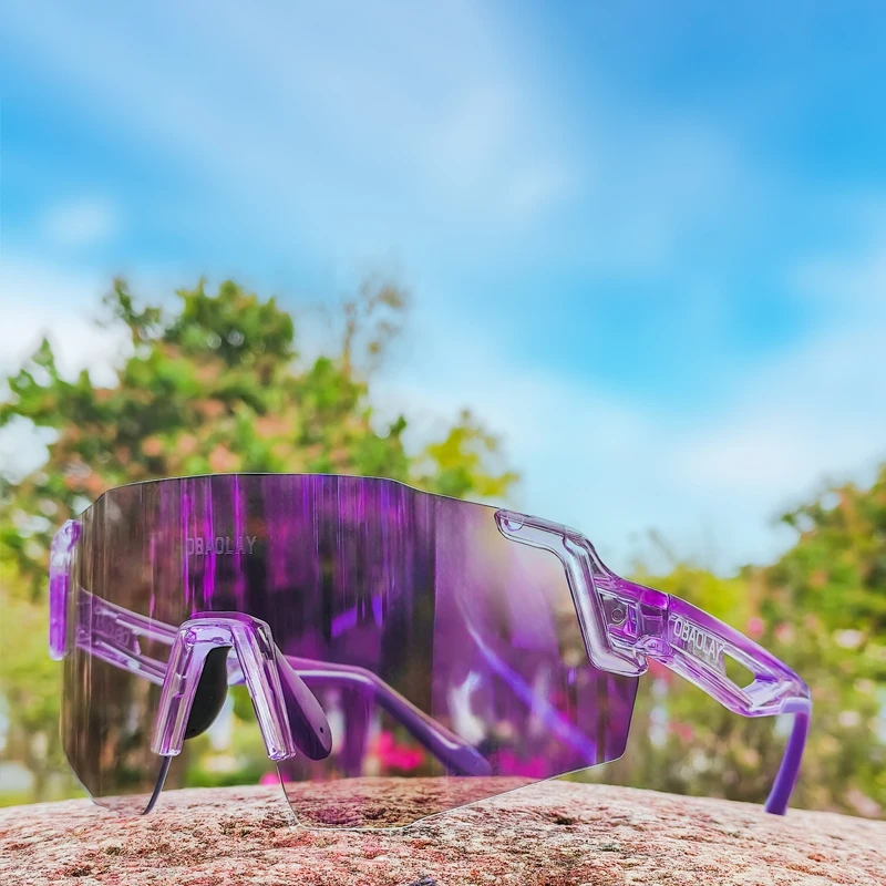 2025 نظارات شمسية رياضية للرجال خفيفة للغاية للدراجات الجبلية نظارات ركوب الدراجات الجبلية للنساء UV400 نظارات ركوب الدراجات الهوائية الضوئية