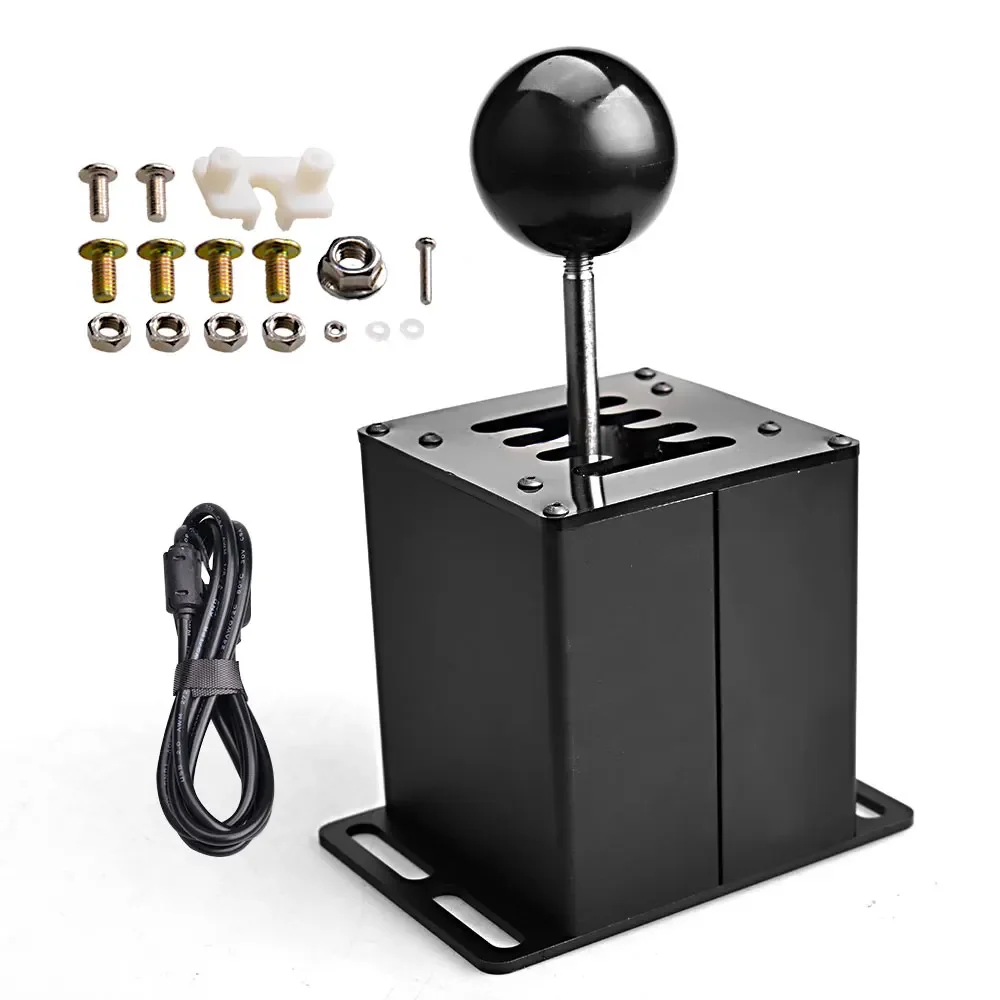 2026 NewUSB Gear Shifter For PC Racing Game G27 G29 G25 G920 For Thrustmaster T300RS/GT Shift Knob For ETS2 Sim Gear Shift