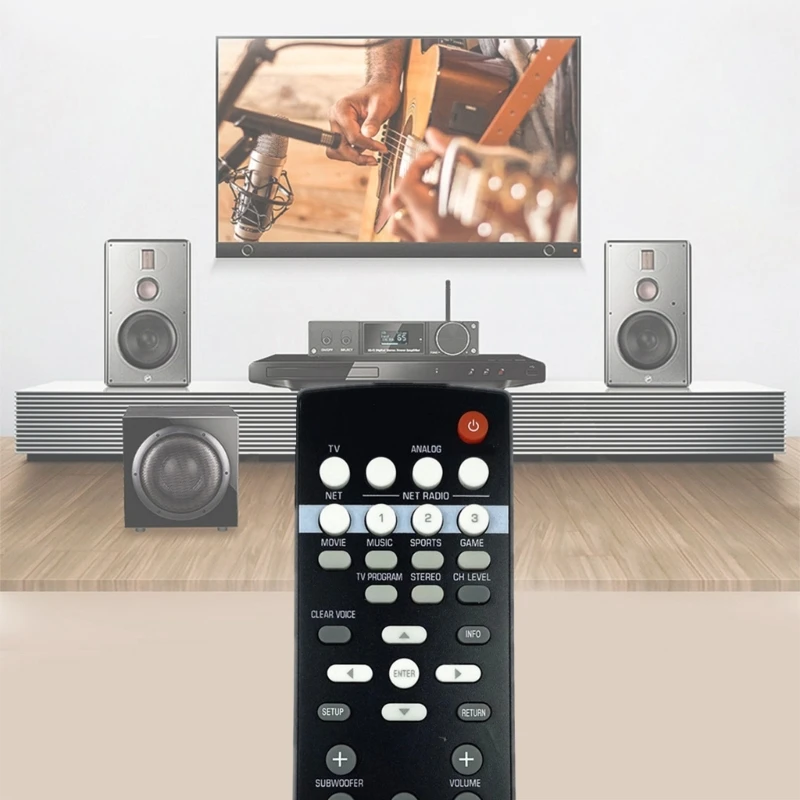 Ergonomic Remote Control Replacement For FSR86 ZP80780 SRT-1500 YSP-1600