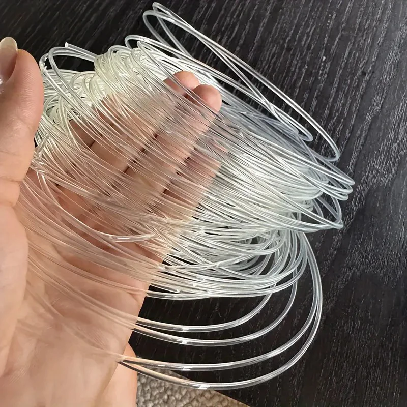 10m Transparent Round Plastic Boning Corset Bone Diy Nylon Bra Underwire Skeleton Handmade Sewing Craft Accessories Home Decor