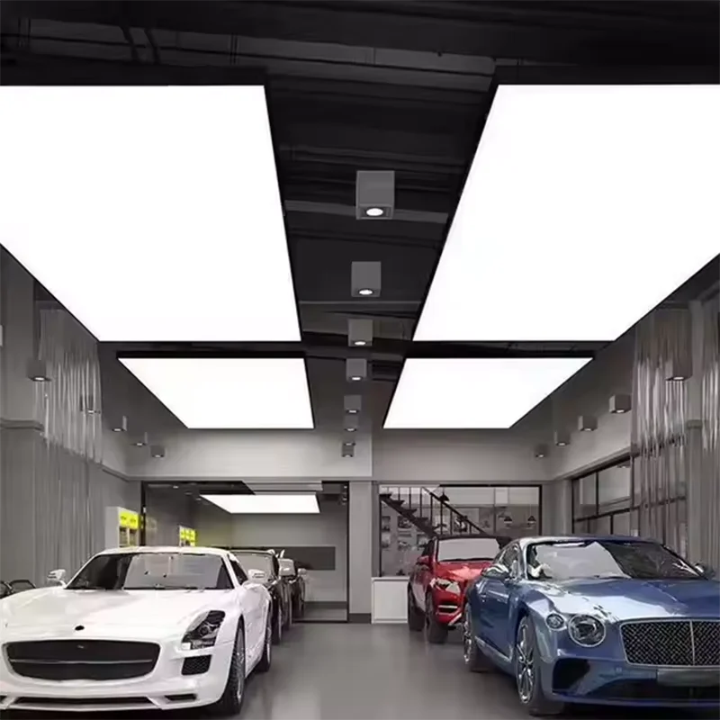 Modern Design Soft Film Box Ceiling Light Ceilings Systems Stretch Fabric for Car Wash Station Garage Hospital