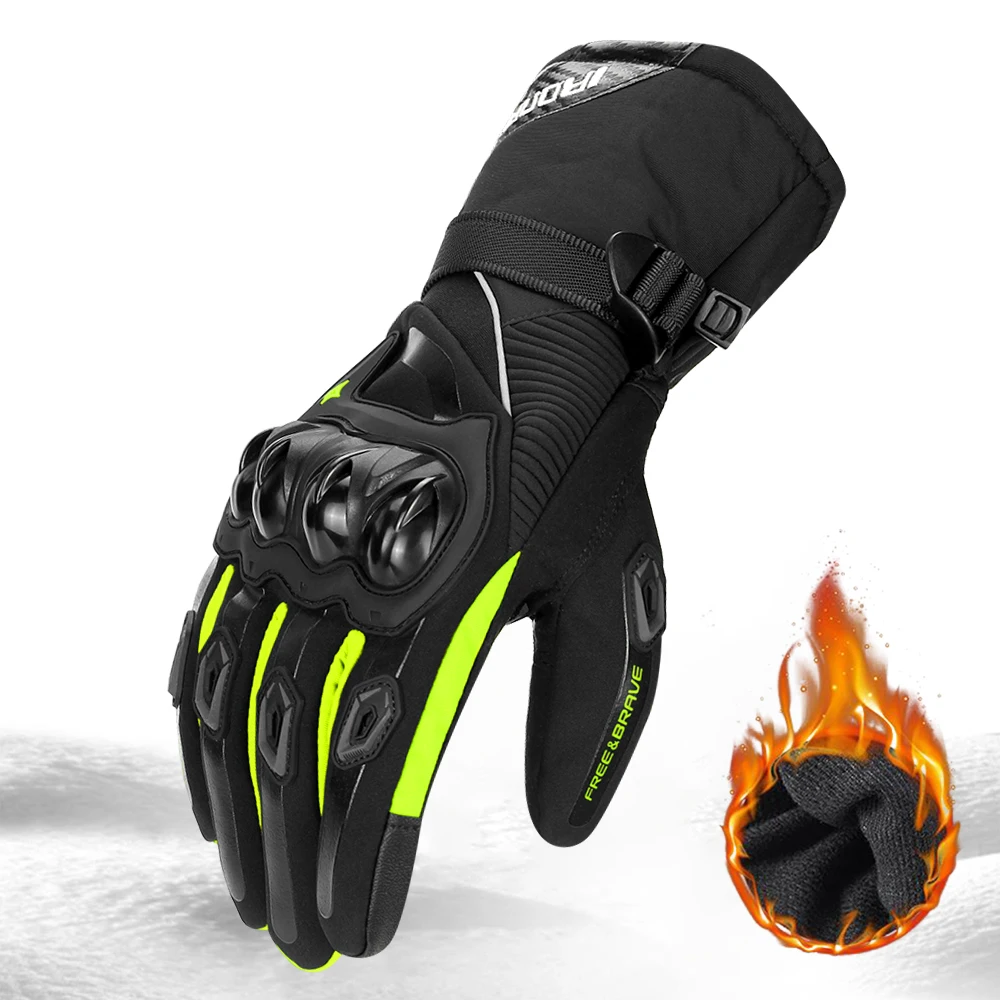 

Men Motorcycle Gloves Winter Moto Guantes Warm Touch Screen Motorbike Riding Gloves Waterproof Motorcros Protective Gloves