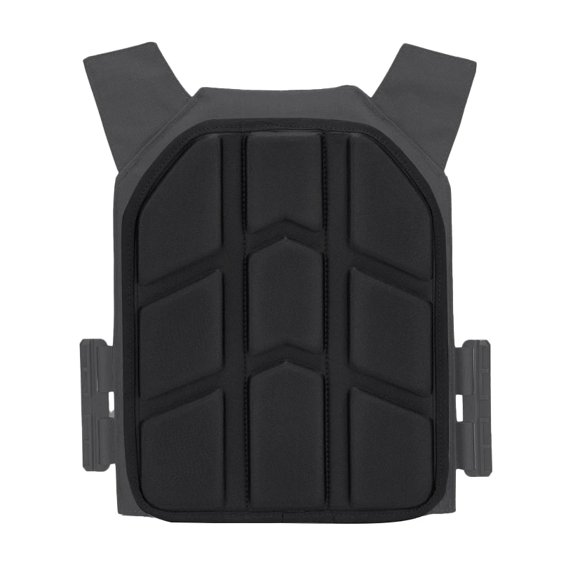 Taktische Westen mit integrierter, verdickter Polsterung, EVA-Pads, gefütterte, atmungsaktive Rückplatten, 1 Paar