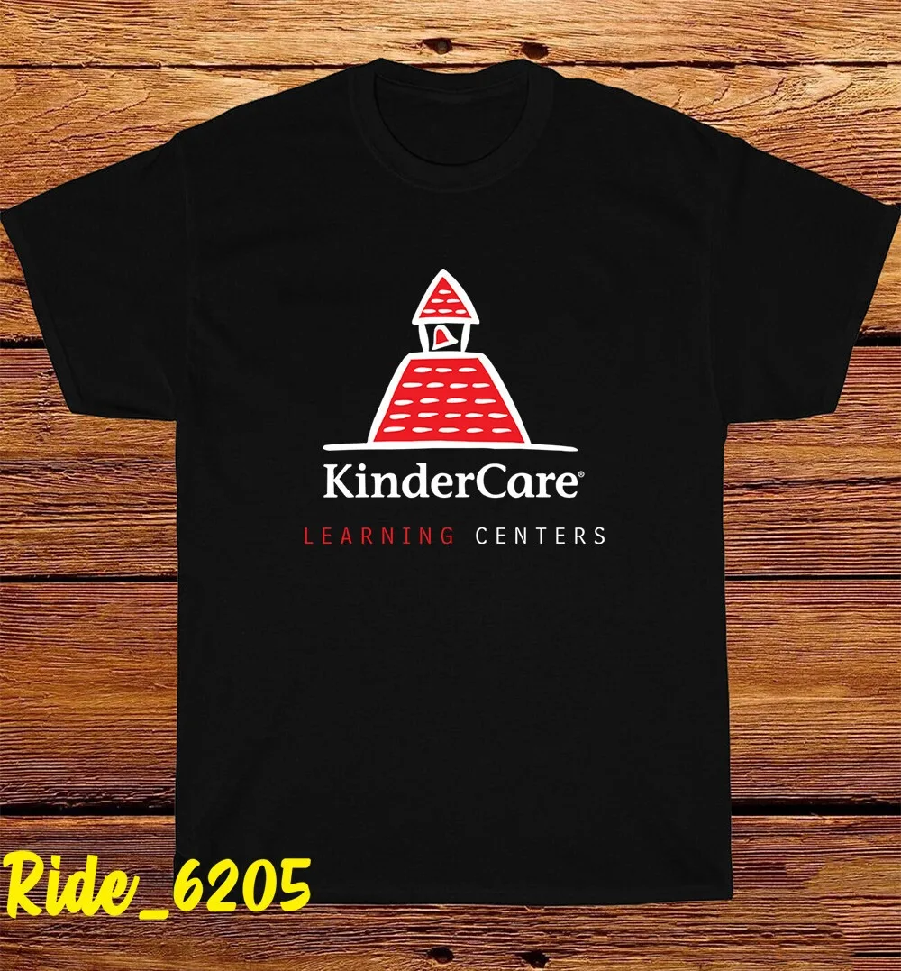 

Футболка Kinder Care Learning для мужчин и женщин, хлопковые футболки с коротким рукавом, винтажные летние топы в стиле хип-хоп, трендовая брендовая футболка, мужская одежда