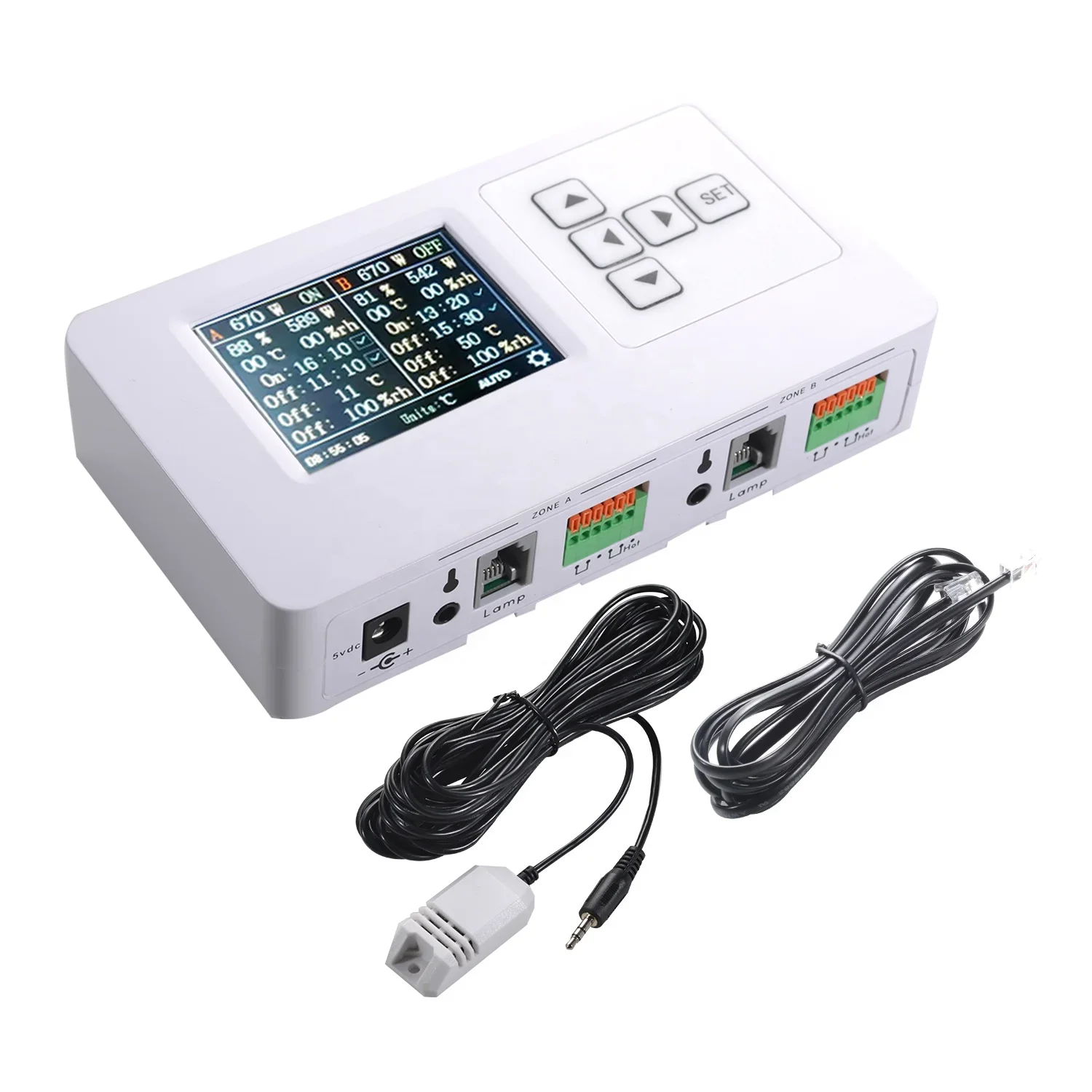 RJ14 Master Controller Led Grow Light Wifi App Control Temp Humidity Dimming Smart Grow Light Controller