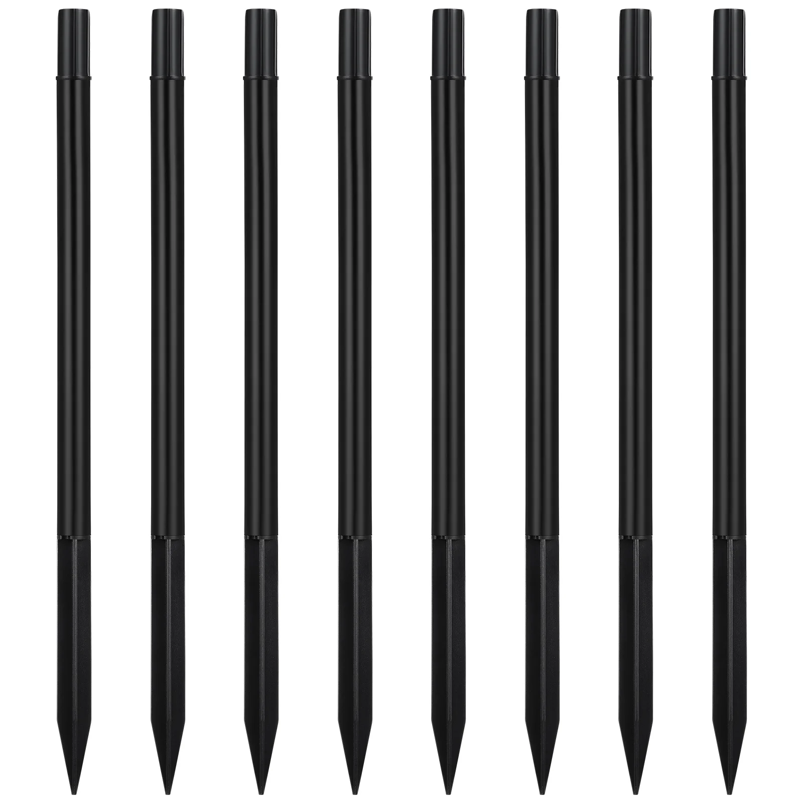 

8Sets Garden Light Accessories Solar Light Stakes Replacement Parts High Strength Plastic Ground Stakes for Yard Patio Walkway
