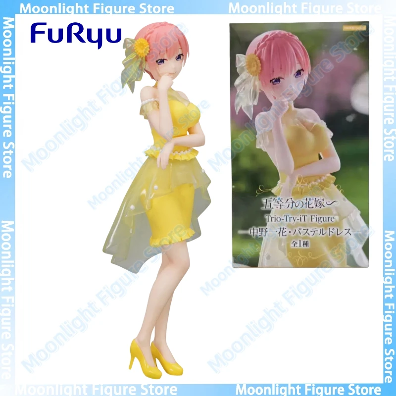 In Stock FuRyu Trio-Try-iT Nakano Ichika Dress Desktop Cute Doll Ornaments Anime Action Figure Toy Gift Model Collection