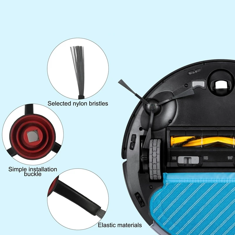 Accessories For Ecovacs Deebot N8/N8+/N8 Pro/N8 Pro+/T8/T8+/T8/T9/T9+/OZMO 950/920Main Brush Filters Side Brushes