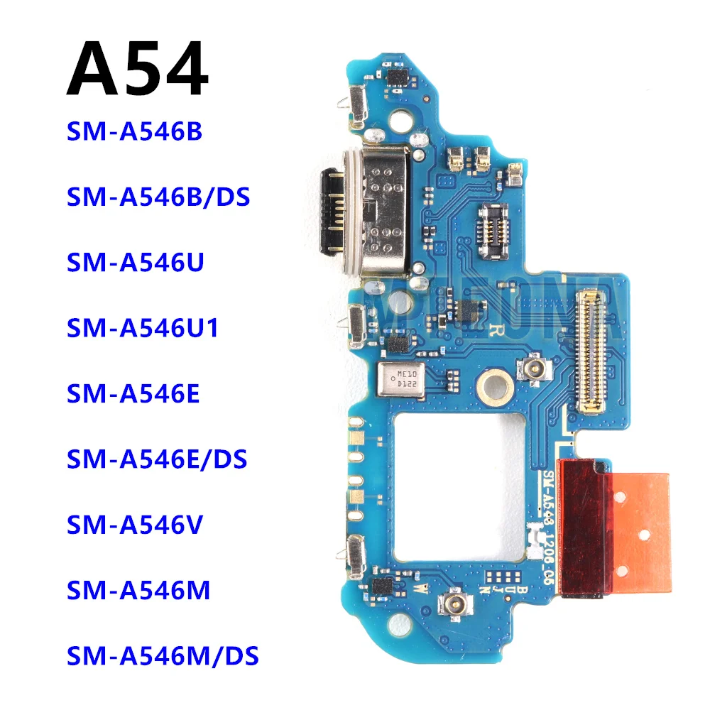 Type-C USB Charger Charging Port Dock Connector Microphone Board Flex Cable For Samsung Galaxy A54 A546E SM-A546B A546B A546