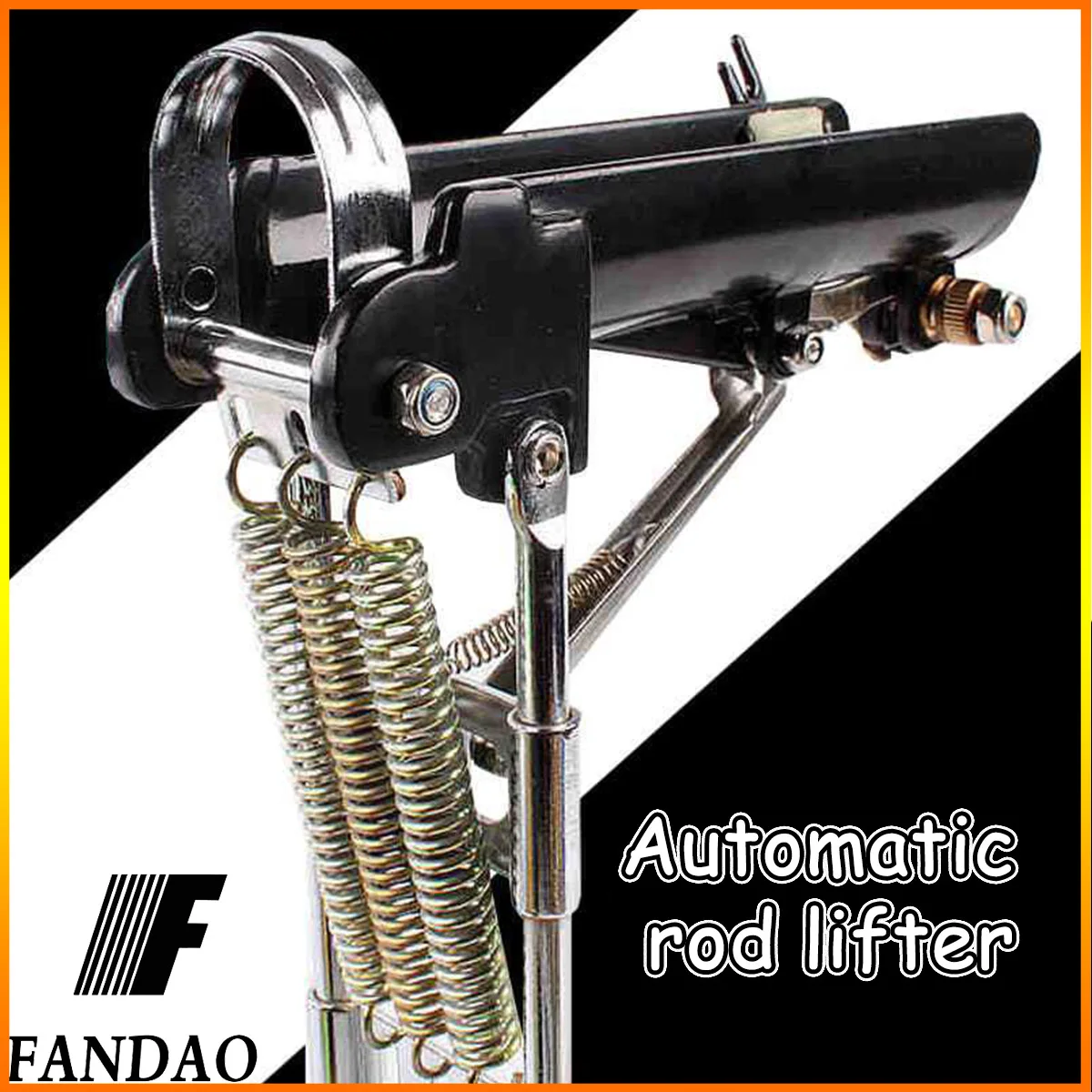 FANDAO 2pcs Automatic Spring Fishing Rod Holder Hook Setter Adjustable High Sensitivity Spring Loaded Rod Holder for hunting