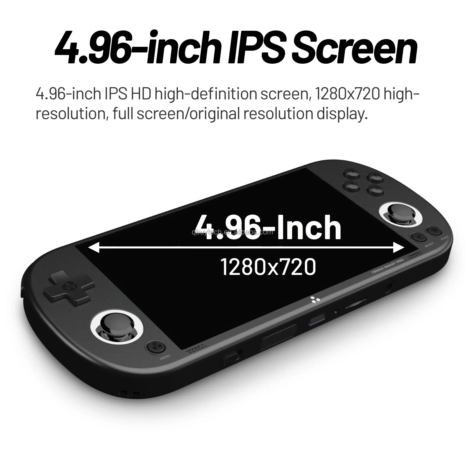 Trimui Smart Pro Layar 4.96 Inci Konsol Game Ps5 Sumber Terbuka Konsol Game Genggam Konsol Video Game Retro Saku
