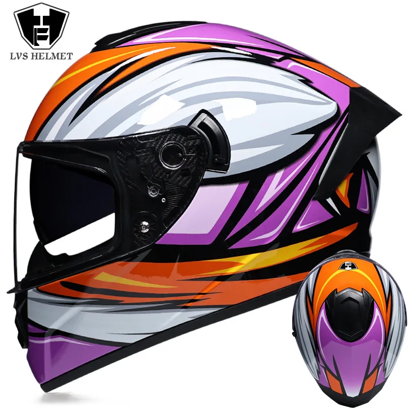 

Motorcycle Helmet 3C Electric Vehicle Full Face Helmet CoveringKnight's Double Mirror Helmets Capacete Cascos