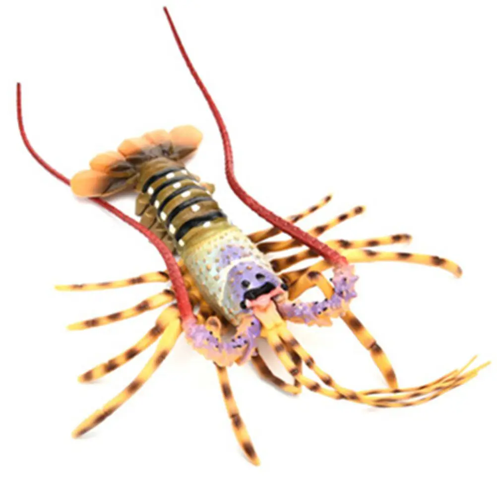 

Mini Lifelike Lobster Decoration Creative Home Car Cabinet Party Ornament for Kids Learning Cognitive Development Gift