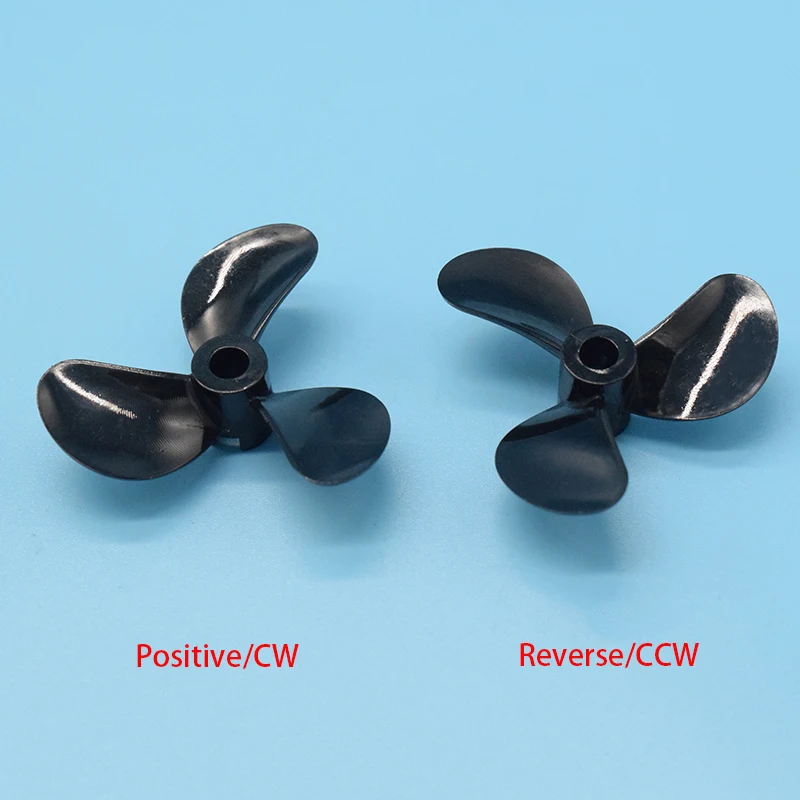 Rc Boat Three Blades Paddle CW/CCW High Strength 3 Blades Boat Propeller Positive &Reverse Screw 40/44/48mm