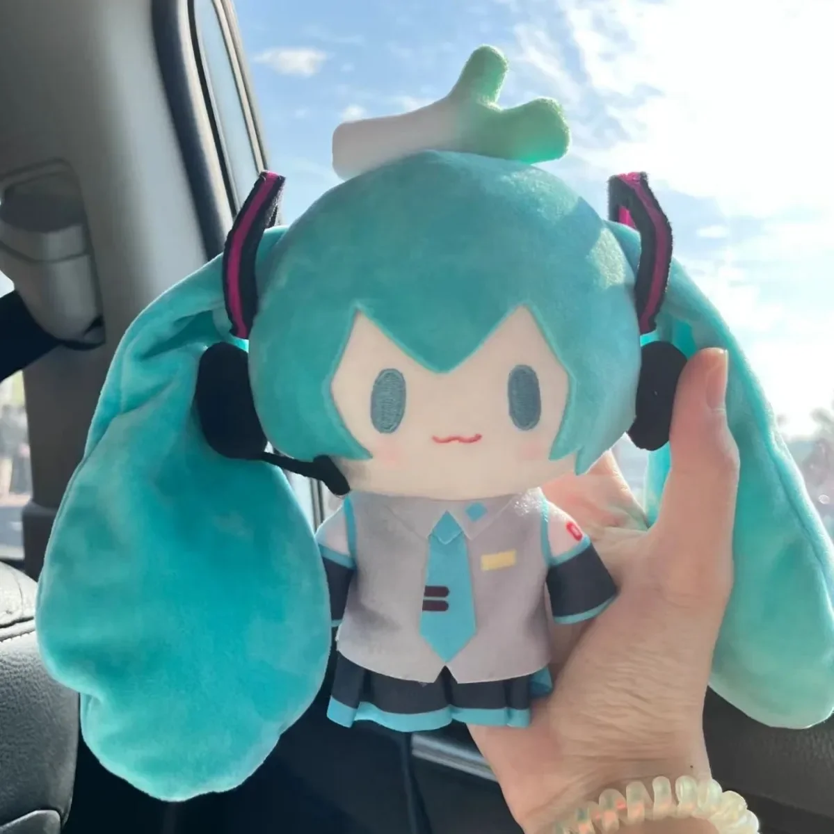 Muñeca de peluche Hatsune Miku Fufu, regalos de cumpleaños, muñeca Linda alrededor, regalos de novia